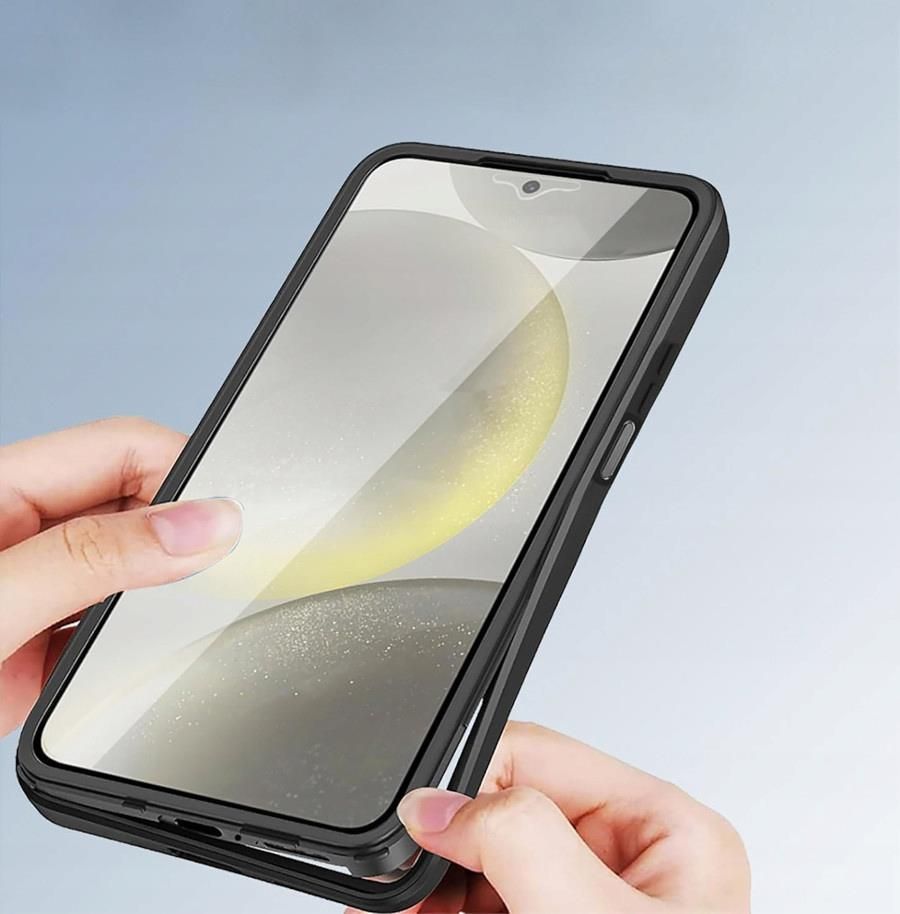 SineOrdo Cover Per Xiaomi POCO M7 Pro 5G – Custodia Sottile In Silicone TPU Morbido, Anti Ingiallimento, Antiurto, Con Protezione Angoli, Supporto NFC E Ricarica Wireless, Nera - 2