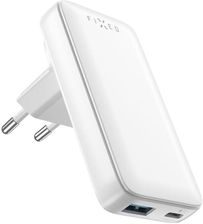 Fixed Ładowarka Sieciowa Z Wymiennymi Końcówkami Slim Traveller 65W Usb C A Pd 3 0 Gan Eu Usa Uk Aus Biała