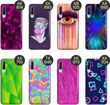 Hello Case Etui Do Huawei P Smart Pro Honor Y9S Neonowe Neon Jaskrawe - zdjęcie 4