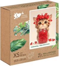 Zdjęcie Alexander Puzzle Drewniane 50 Kotek Pełen Miłości - Głuszyca