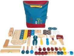 Zdjęcie Small Foot Workshop Tool Backpack Zestaw Zabawek Z Drewna 1Szt. - Warta