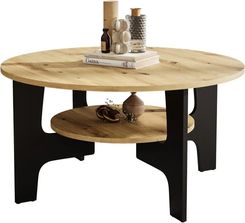 Zdjęcie Fabryka Mebli Rawa Stolik Kawowy Filippo Czarny Dąb Artisan - Chocz