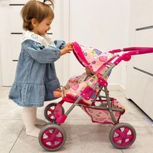 Zdjęcie Woopie Royal Spacerówka Wózek Dla Lalek Serca Kolorowe - Mszczonów