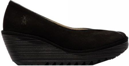 Czółenka damskie Fly London YEIF 566 skórzane czarny P501566001