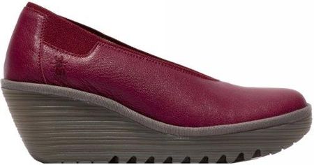 Czółenka damskie Fly London YOZA 438 skórzane czerwony P501438023
