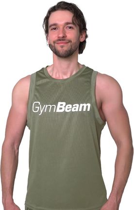 GymBeam Tank Top Essence Mesh Green - zdjęcie 2