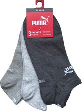 Zdjęcie Skarpety unisex Puma ELEMENTS PLAIN SNEAKER 3-PACK szare 94710910 - Szamocin