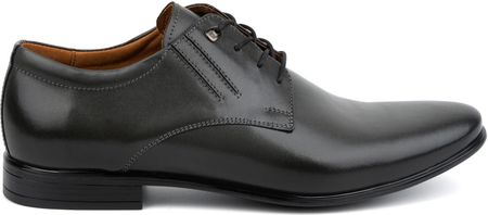 Buty meskie skórzane wizytowe eleganckie 480 szare
