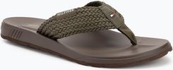 Japonki męskie Tommy Hilfiger Molded Web Beach Sandal army green Wiosna 2025