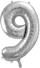 Zdjęcie Sonem Balon Foliowy 86cm Srebrna Cyfra 9 9501459 - Kraków