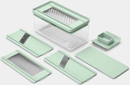 Brabantia - Zestaw krajalnicy i tarki TASTY+  Jade Green 