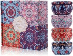 Extralink Zestaw Świec Zapachowych Sojowych Na Prezent + Box 4Szt. (EX24138)