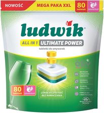 Ludwik Tabletki Do Zmywarek All In One Ultimate Power Grapefruit 80Szt.