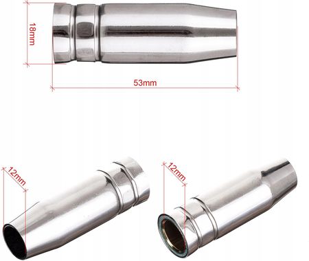 Tc Technic Dysza Gazowa Łuska Mb-15 Tw-15 Do Uchwyt Spawalniczy Migomat Mig DYSMB15AK - zdjęcie 2