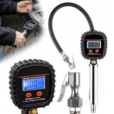 Tc Technic Pistolet Do Pompowania Kół Cyfrowy Lcd Elektroniczny Manometr 10Bar STY2208