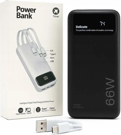 Powerbank 10000mAh 6w1 LED PD 22.5W USB-C iPhone Ładowarka Telefonu