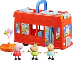 Zdjęcie Hasbro Świnka Peppa Duży Czerwony Autobus Imprezowy 2W1 + 3 Figurki F8881 - Mikołów