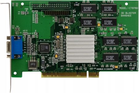 3Dfx Creative Voodoo 3D Blaster Banshee 16MB Pci (CT6760) - Karta