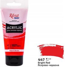 Zdjęcie Farba Akrylowa Rosa Studio Jasnoczerwony 75ml 447 - Mosina