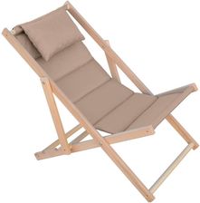 Zdjęcie Enero Camp Leżak Classic Soft Z Zagłówkiem Taupe 1054162 - Wałcz