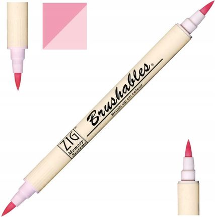 Zig Pisak Marker Pędzelkowy Brush Pen Do Kaligrafii Kuretake Baby Pink