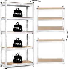 Zdjęcie Modernhome Regał Magazynowy 180X90X30cm Stal Galwanizowana 5 Półek 875 Kg - Maków Podhalański