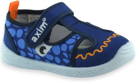 Trampki dla chłopca na rzep z wycięciami po bokach Axim 25422