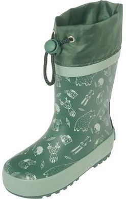 Playshoes Kalosze Zwierzęta leśne petrol - Chłopiec - r. 20