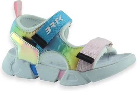 Kolorowe sportowe sandały dla dziewczynki Bartek 16043201