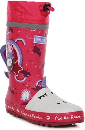 Dziecięce kalosze Peppa Puddle bordowe - zdjęcie 2