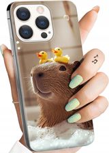 Hello Case Etui Do Iphone 15 Pro Kapibara Urocza Zwierzak Obudowa Pokrowiec