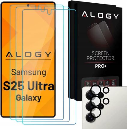 Alogy 3X Szkło Hartowane Do Galaxy S25 Ultra Na Obiektyw Kamerę