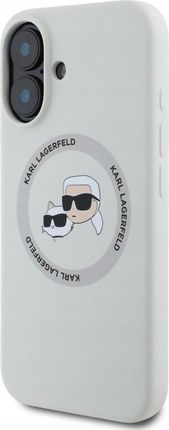 Karl Lagerfeld Etui Silicone Double Heads And Circle Magsafe Do Iphone 16 - zdjęcie 3