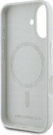 Karl Lagerfeld Etui Silicone Double Heads And Circle Magsafe Do Iphone 16 - zdjęcie 5