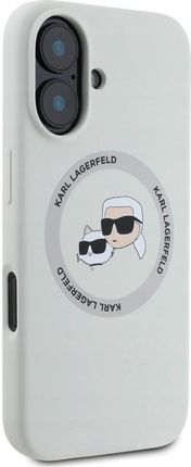 Karl Lagerfeld Etui Silicone Double Heads And Circle Magsafe Do Iphone 16 - zdjęcie 4