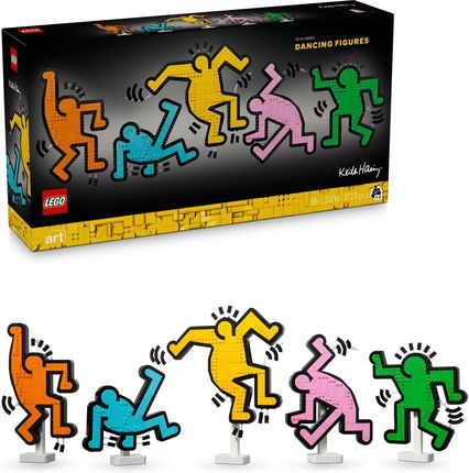 LEGO Art 31216 Keith Haring — tańczące postacie