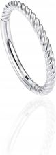 Kolczyk Piercing srebrny z grawerem Clicker Kółko Helix Nostril 1,2/8