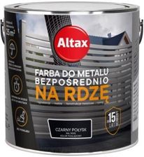 Zdjęcie Altax Farba Do Metalu Na Rdzę 2,5l Czarny Połysk - Kościan