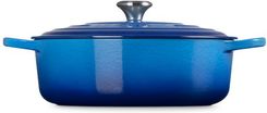 Le Creuset - okrągły garnek Gourmet żeliwo 30 cm azure
