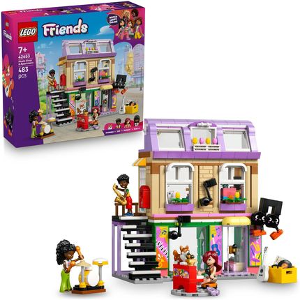 LEGO Friends 42653 Sklep muzyczny i mieszkanie