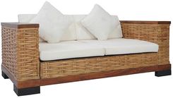 Elior Sofa Dwuosobowa Rattan + Brąz Wigo