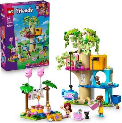 LEGO Friends 42666 Kocie przyjęcie urodzinowe i domek na drzewie
