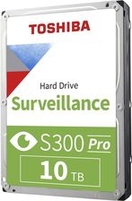 Zdjęcie Toshiba S300 Pro Surveillance dysk twardy 10 TB 7200 RPM 512 MB 3.5" Serial ATA III (MD10ADA10TV) - Sępopol