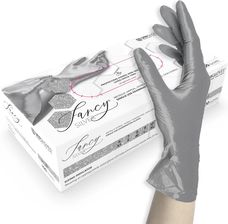 Zdjęcie Unigloves Rękawiczki Nitrylowe 100szt. - Fancy Silver Rozmiar: L - Bytom
