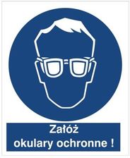 Zdjęcie Znak Załóż Okulary Ochronne 225X275 - Odolanów