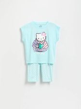 Reserved - Dwuczęściowa piżama Hello Kitty - jasnozielony