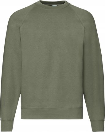 Bluza Męska Raglan Sweat Klasyczna oliwka r. 2XL