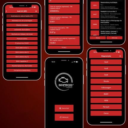 Sdprog Interfejs Diagnostyczny Obd + Program Android Ios Tester Dpf - zdjęcie 6
