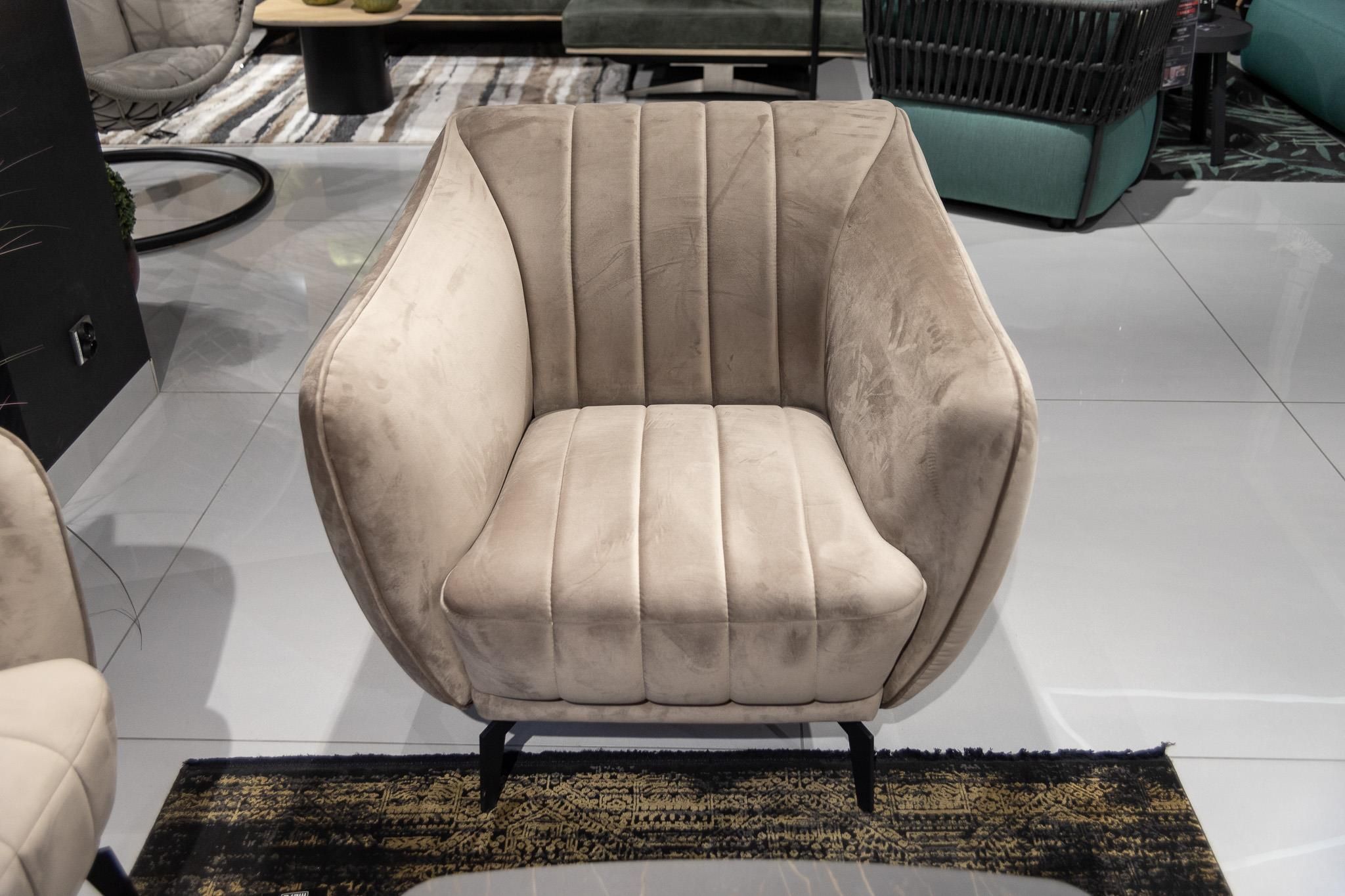 Zdjęcie Produkt z Outletu: Fotel Flori Canvani Wyprzedaż Ekspozycji Homms (CANAZZFGRI) - Sosnowiec