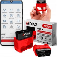 24Diag Interfejs Diagnostyczny V501 Elm327 Bluetooth Obd2 Ios Android